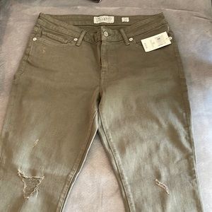 Army green Lucky Brand Jeans never been worn